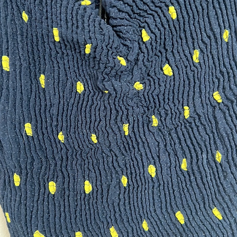 ZARA POLKADOT TOP ROUCHED - Picture 2 of 2